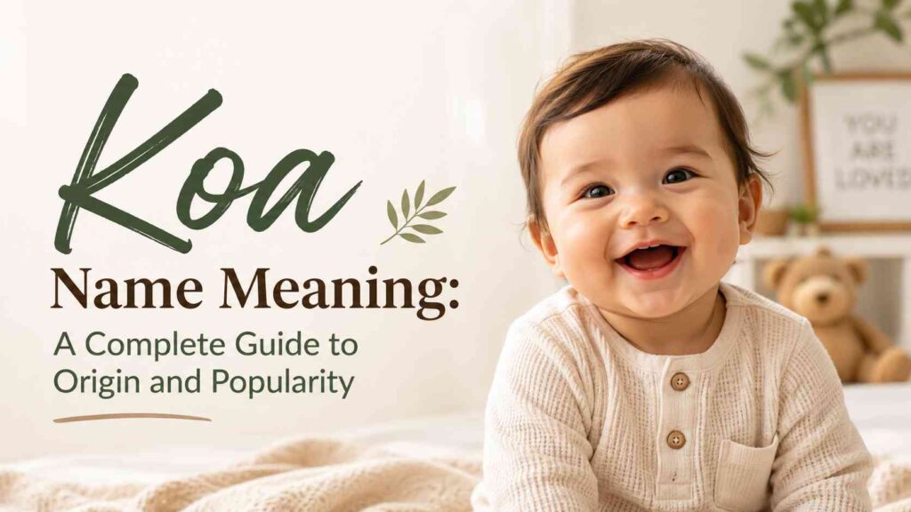 Koa Name Meaning