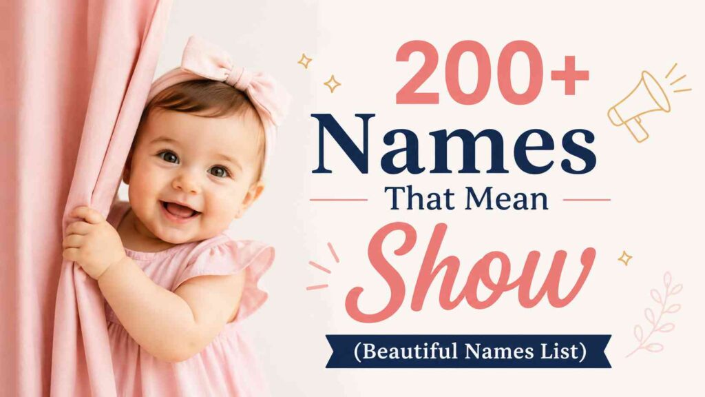 Names That Mean Show