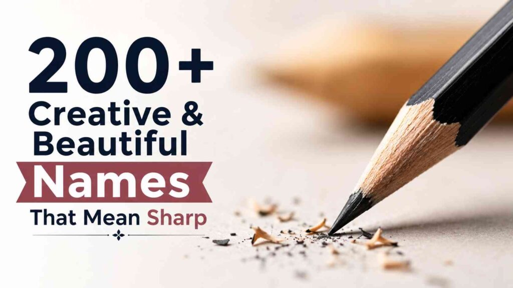 Names That Mean Sharp