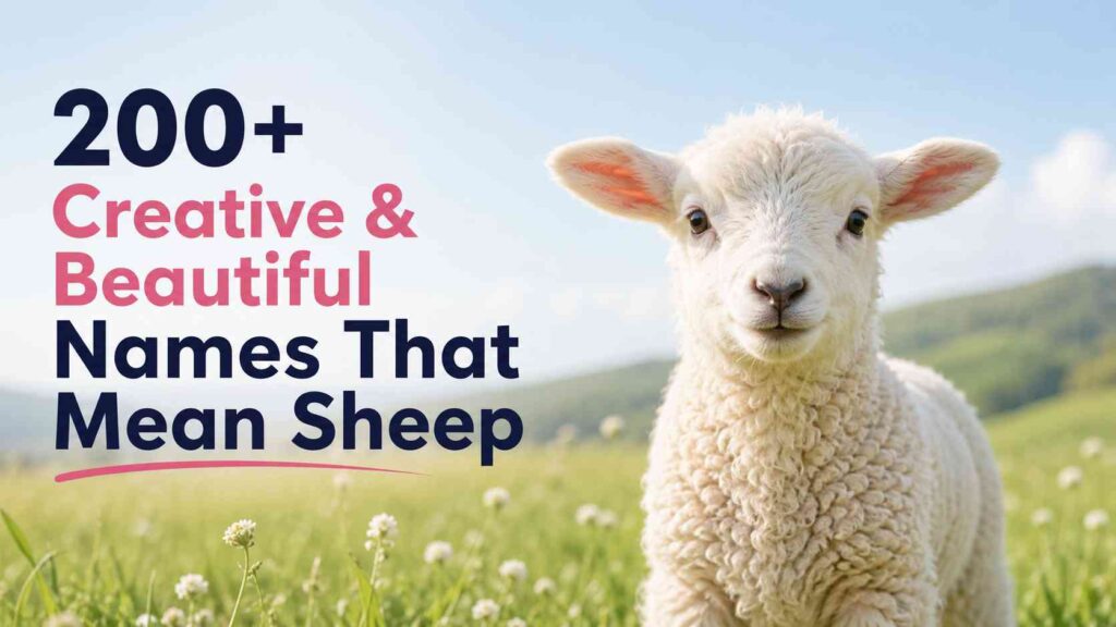 Names That Mean Sheep