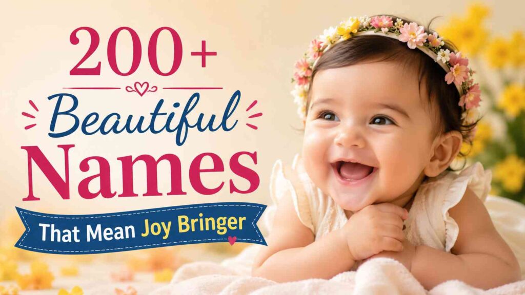 Names That Mean Joy Bringer