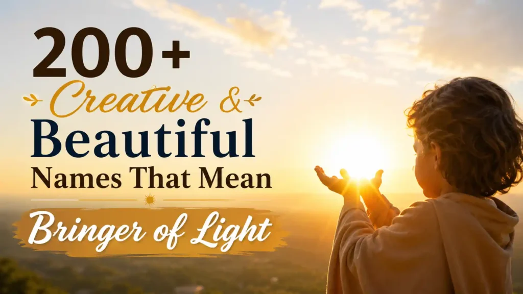Names That Mean Bringer of Light
