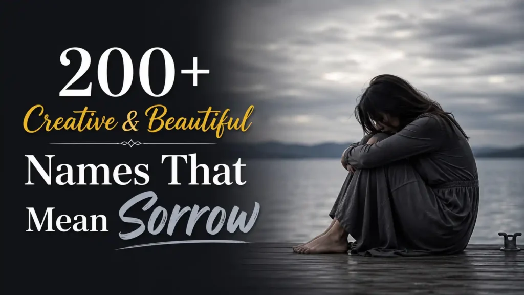 Names That Mean Sorrow