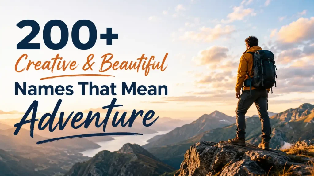 200+ Creative & Beautiful Names That Mean Adventure