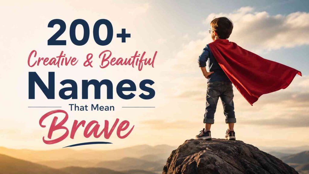 Names That Mean Brave