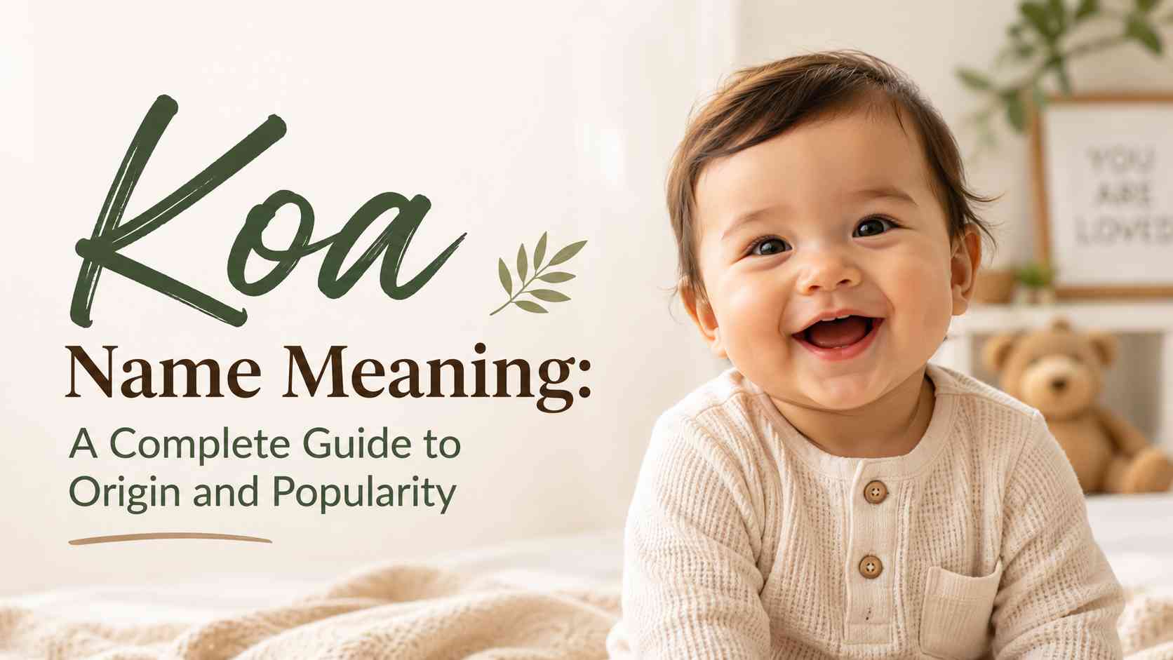 Koa Name Meaning