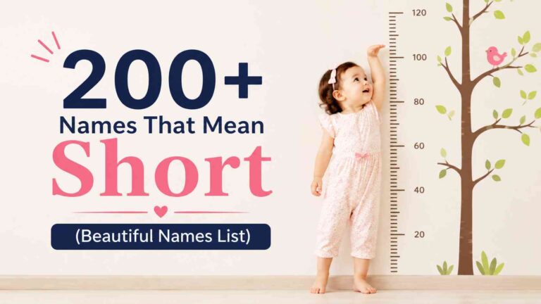 Names That Mean Short