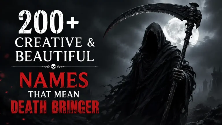 Names That Mean Death Bringer