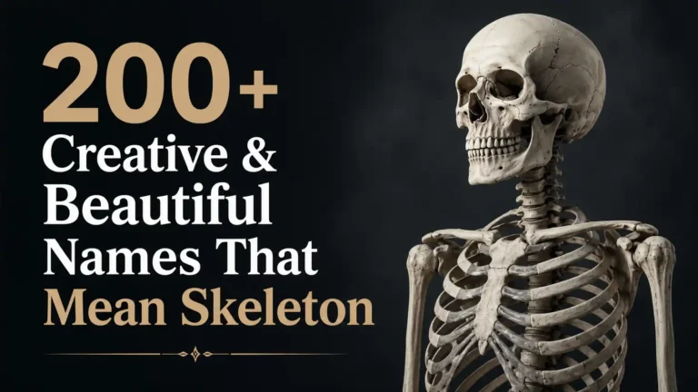 Names That Mean Skeleton