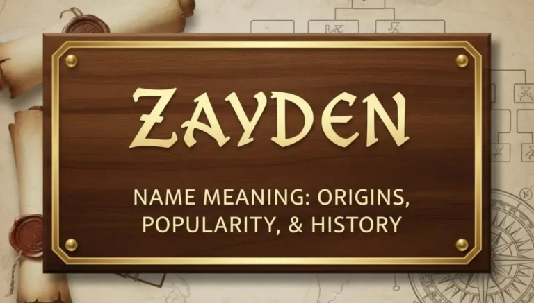 Zayden Name Meaning