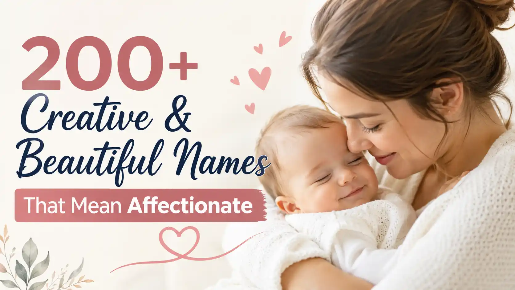 200+ Creative & Beautiful Names That Mean Affectionate