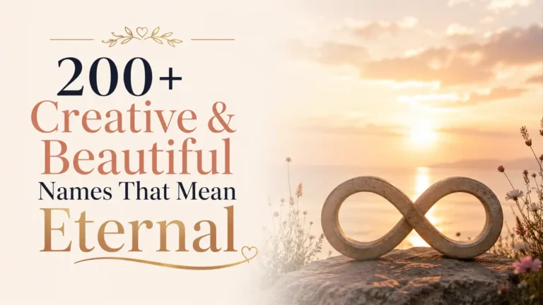 200+ Creative & Beautiful Names That Mean Eternal