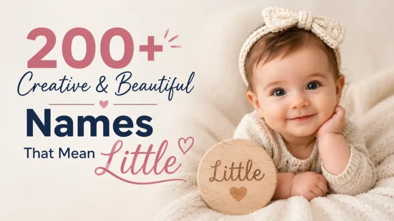 200+ Creative & Beautiful Names That Mean Little