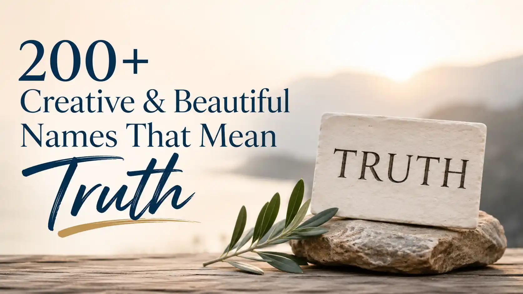 200+ Creative & Beautiful Names That Mean Truth