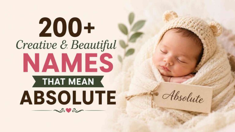 Names That Mean Absolute