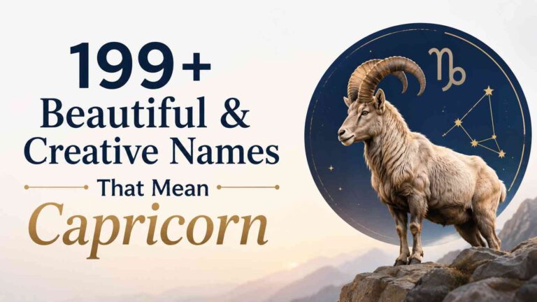 Names That Mean Capricorn