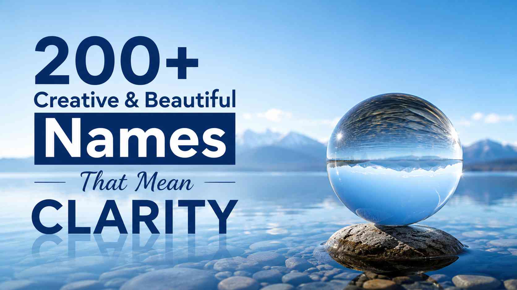 Names That Mean Clarity