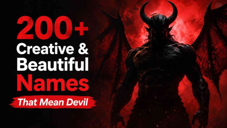 Names That Mean Devil