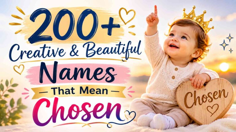 Names That Mean Chosen