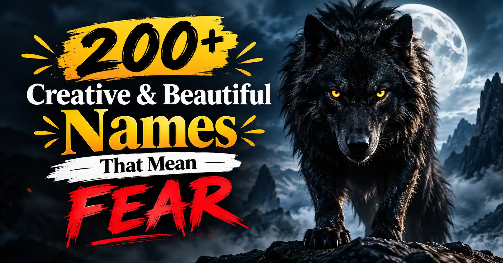 200+ Creative & Beautiful Names That Mean Fear