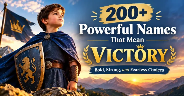 200+ Powerful Names That Mean Victory: Bold, Strong, and Fearless Choices