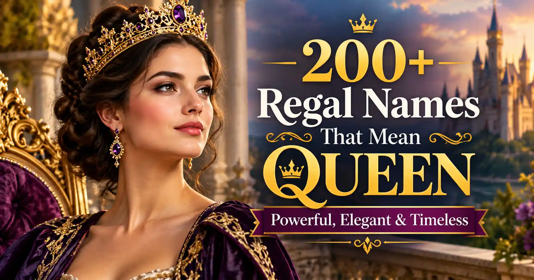 200+ Regal Names That Mean Queen Powerful, Elegant & Timeless
